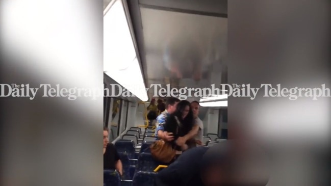 Horrific assault filmed on Sydney train