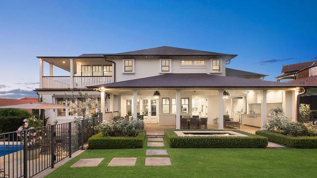 Restaurateur Ian Pagent and wife Maryanne paid $19m for 13 Thompson Street, Mosman.