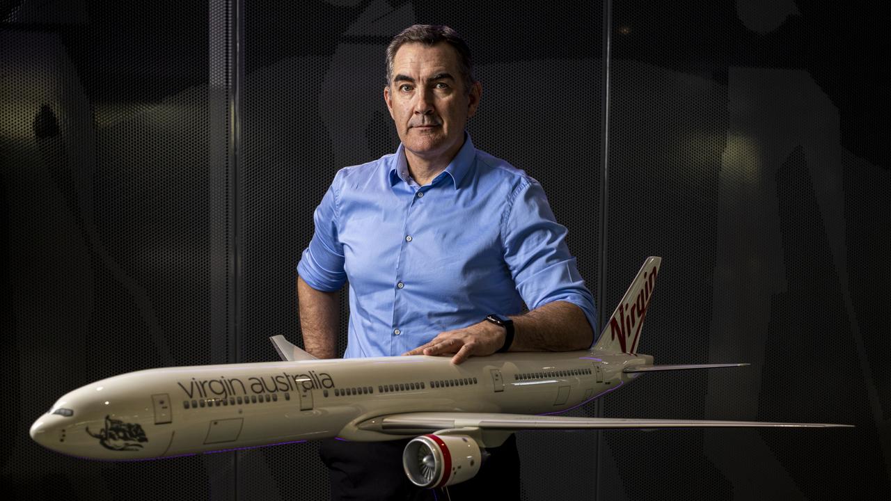 Virgin CEO Paul Scurrah is still in talks about how to save the airline. Picture: Glenn Hunt/The Australian