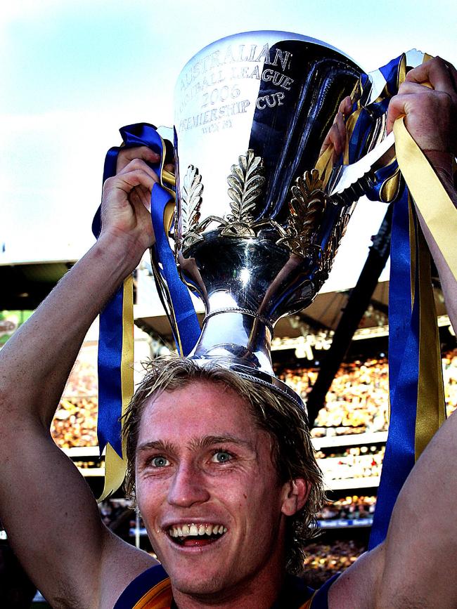 Adam Selwood won the 2006 premiership with West Coast.