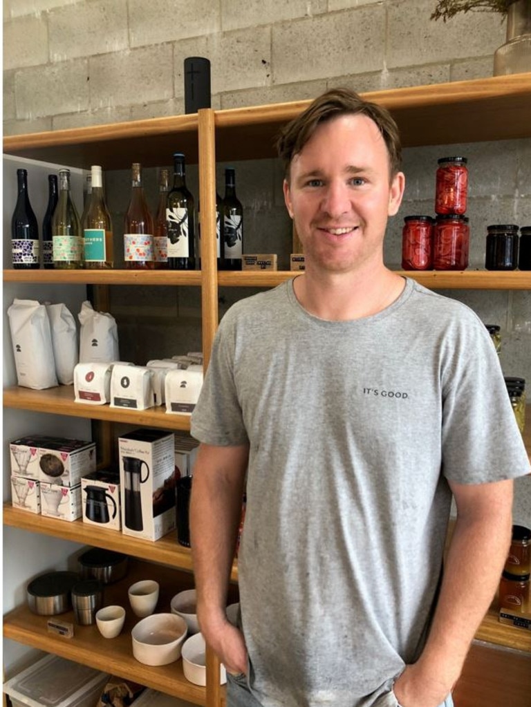 Flinders Lane Cafe owner Leon Russell says he's adapted his business to reflect the unpredictable Christmas trade. Picture: Anthony Dodd