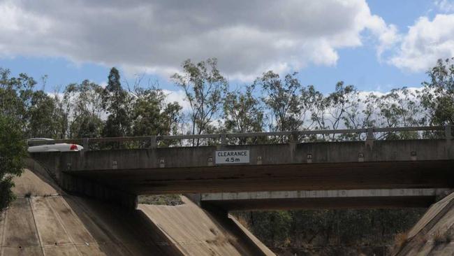 Lockyer Valley Regional Council want the State Government to give Grantham access to the Warrego Highway. Shown is the Philps Rd underpass near the site of the proposed Gatton West Industrial Zone. Picture: Derek Barry