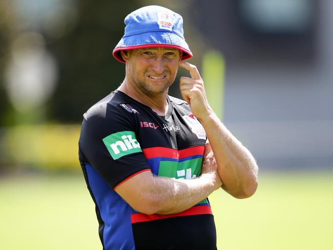 Knights coach Nathan Brown has led the calls for an 18th man. Picture: Peter Lorimer