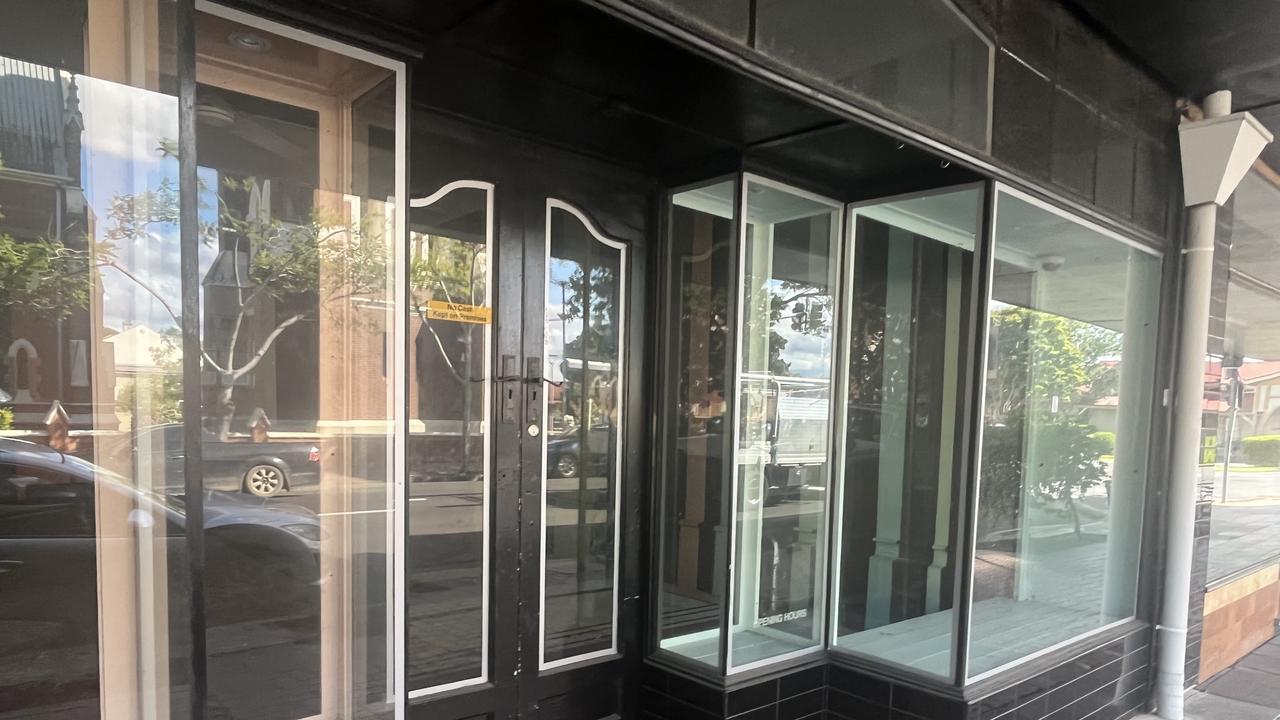 An empty shop in Maryborough.