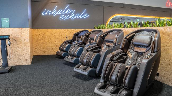 The facility will include four massage chairs. Picture: Supplied