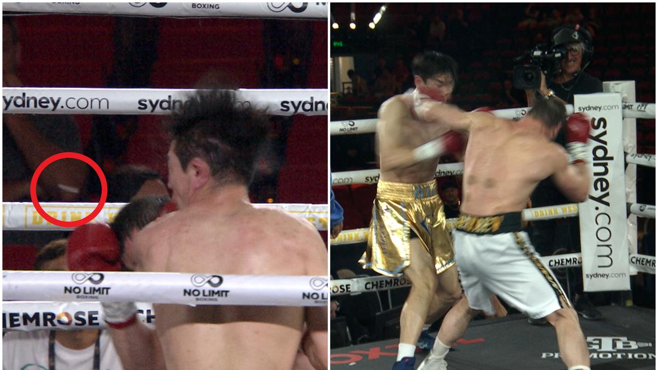 Fighter loses a tooth Tszyu v Harrison undercard