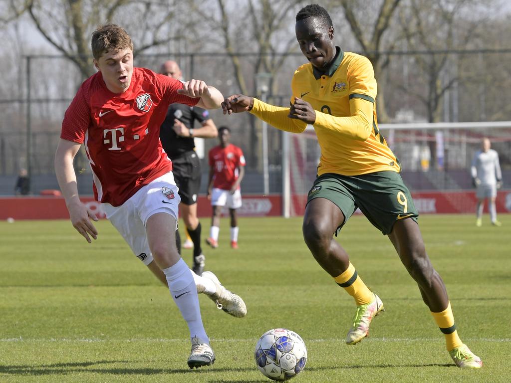 Johnson believes the development of young players, like U23 national star Alou Kuol, will continue to be a key focus of the FA. Picture: ANP via Getty Images