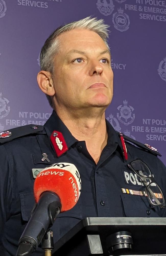 NT Police Assistant Commissioner Travis Wurst. Picture: Alex Treacy