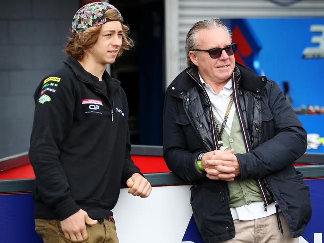 Wayne Gardner was visiting his son, Remy, in Japan when the pair were involved in a minor traffic incident. Picture: Mark Stewart.