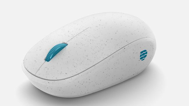 Twenty per cent of Microsoft's Ocean Plastic Mouse is made from plastic recovered from oceans and waterways.