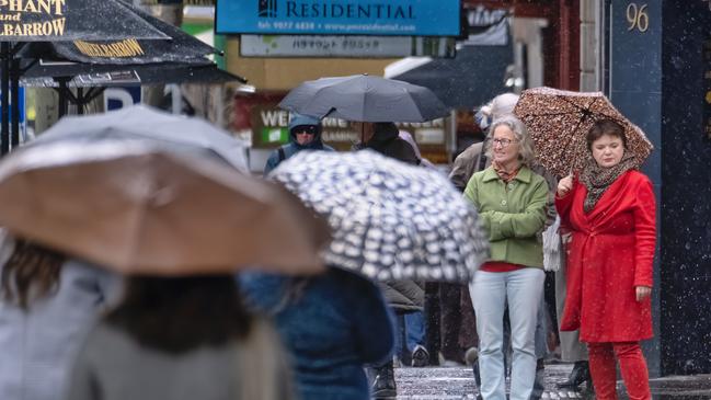 The capital cities could see rain throughout the day. Picture: NewsWire / Luis Enrique Ascui