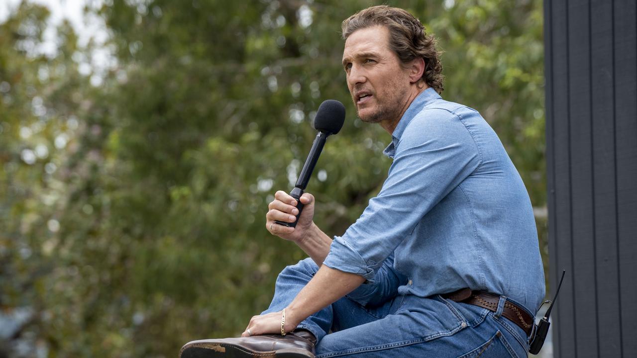 Wild Turkey Creative Director, Matthew McConaughey. Picture: AAP/Image Matthew Vasilescu