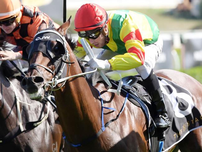 Race 8 - 5:05PM THE STAR CLUB HANDICAP (1600 METRES).Winner 'Liapari' ridden by Brenton Avdulla.