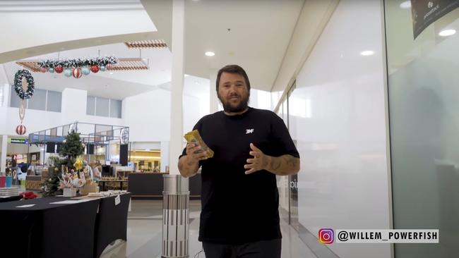 Willem Ian Ungermann, also known as Willem Powerfish, recently donated more than $15,000 in cash and toys to Tweed homelessness charity You Have a Friend.