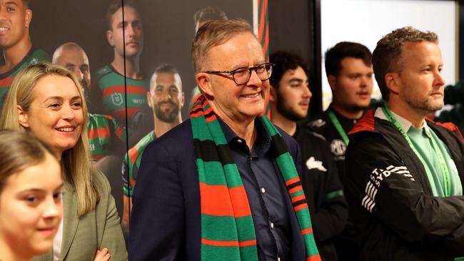 Prime Minister Anthony Albanese is a Bunnies tragic. Picture by Damian Shaw