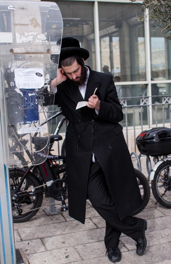 Orthodox Jewish men must comply with a strict dress code. Picture: Franck Bessiere