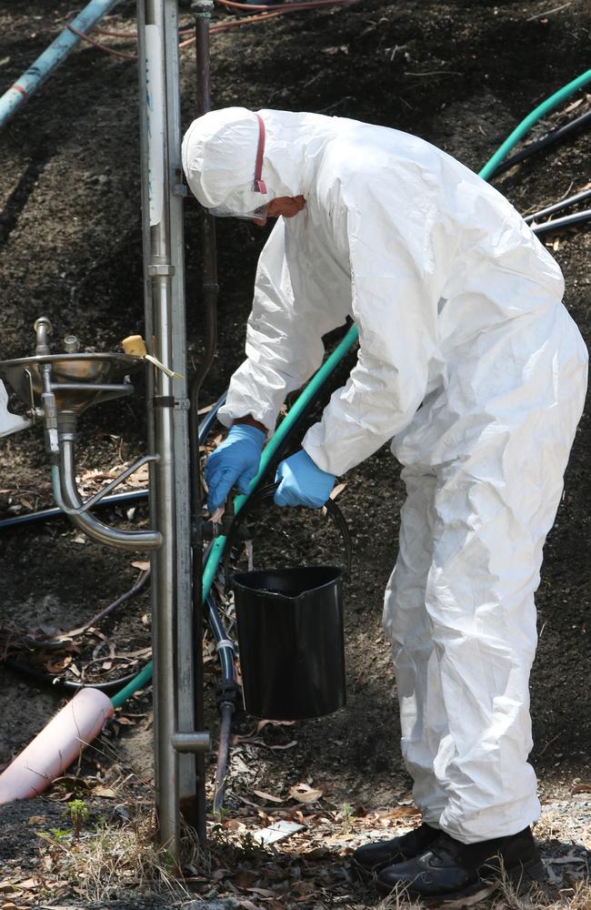 It’s unclear what caused the craft to flip and a forensic team is investigating. The Australian Workers’ Union claimed it raised fears about safety at the park. Picture: Steve Pohlner