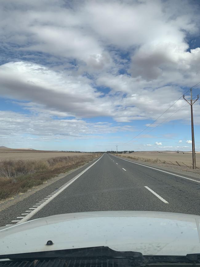 A straight, smooth South Australian road. Picture: Supplied