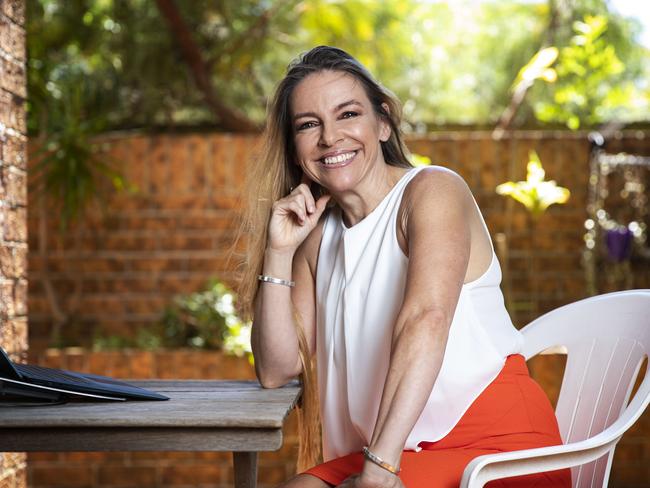 28/12/18:  Clio Cresswell at her home at Rose Bay in Sydney. John Feder/The Australian.