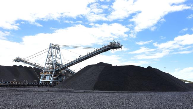 Coal at the Port of Brisbane