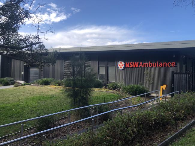 The modern NSW Ambulance station at Mona Vale Hospital. Picture: Jim O’Rourke