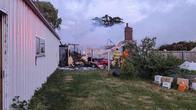 Fire destroys the home of family of five at Melton Mowbray in early hours of Friday, November 8 morning. Picture: Supplied