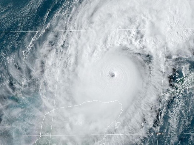 Hurricane Milton has reached Category 5. Picture: X/National Oceanic and Atmospheric Administration