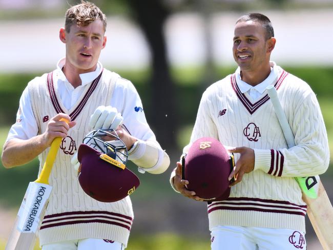 Marnus Labuschagne is inheriting the Queensland reins from Usman Khawaja. Picture: Mark Brake/Getty Images