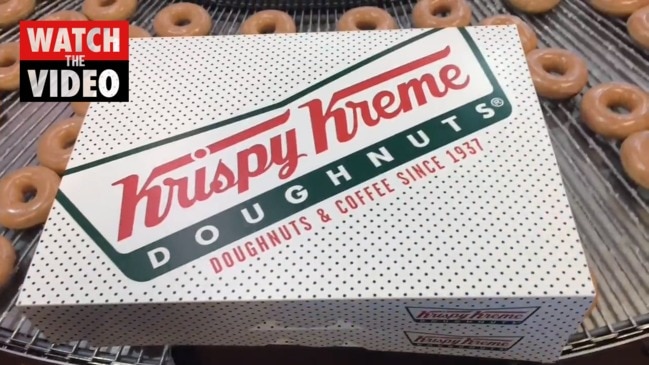 The making of Krispy Kreme glazed doughnuts