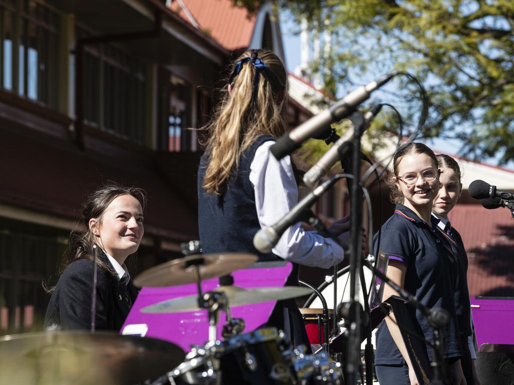 Belles Voix on stage at Glennie Jazz Fest in the grounds of the school, Sunday, August 18, 2024. Picture: Kevin Farmer