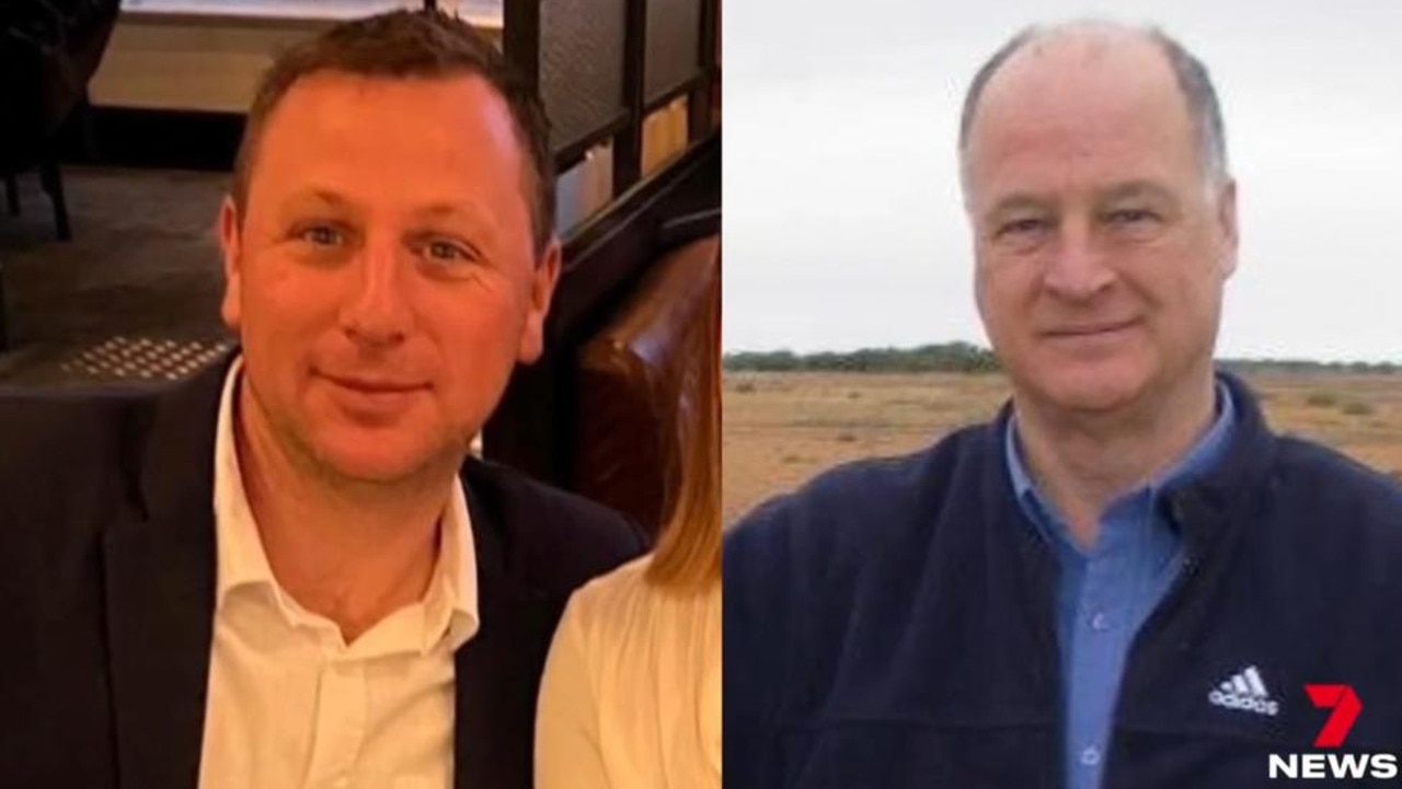 Tom Eckert (left) and Paul Eckert (right) lost their lives after their fishing boat capsized in near Port Lincoln on Monday afternoon. Pciture: 7NEWS