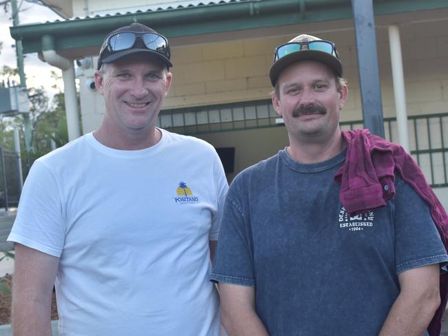 Gladstone's Ross Price and Neville Jarram at the Hockey Queensland under-18 menâ€™s state championships in Rockhampton from April 25 to 28, 2024.