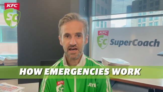 How emergencies work in KFC SuperCoach AFL