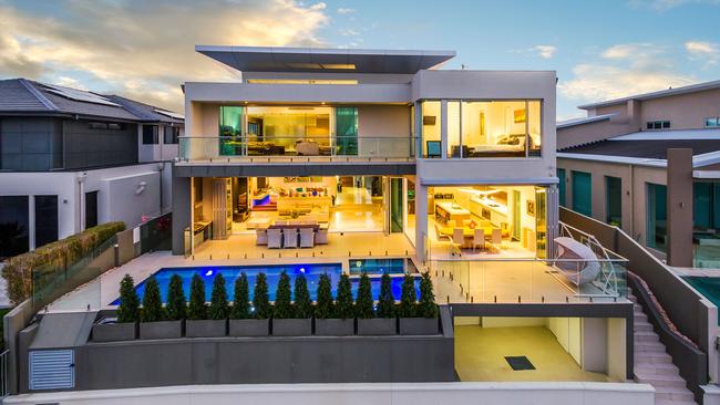 12 Royal Albert Crescent, Paradise Point, is described as a “one-of-a-kind, resort-style” home. 