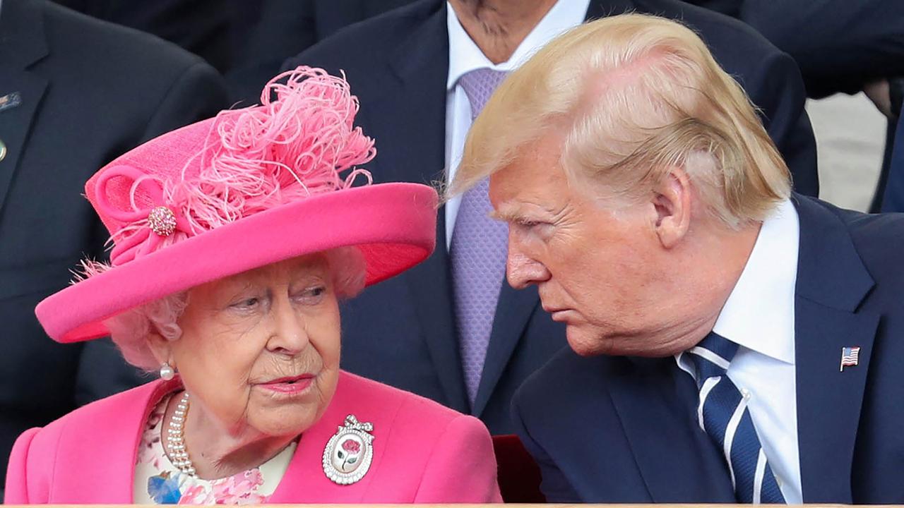 The US President has always spoken of his respect for the late Queen Elizabeth II. Picture: Chris Jackson / POOL