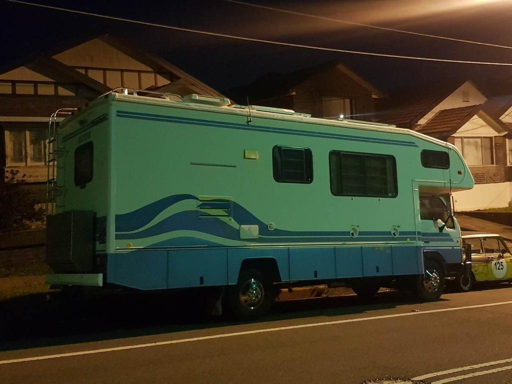 He has since upgraded to a much larger vehicle and said his day-to-day life hasn’t really changed from when he lived in an apartment. Picture: Jordan Dann/Supplied