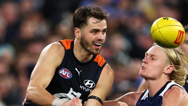 Carlton defender Brodie Kemp has been dropped, with Sam Durdin likely to take his place against North Melbourne on Sunday. Picture: Quinn Rooney / Getty Images