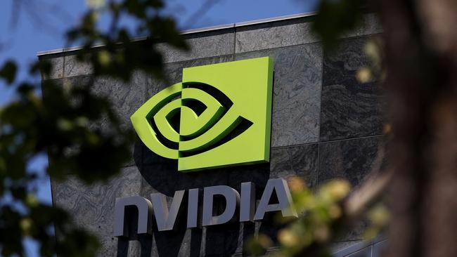 (FILES) (FILES) The Nvidia headquarters on May 21, 2024 in Santa Clara, California. The torrid rally in Nvidia and other artificial intelligence-linked equities took a pause June 20, 2024, leaving the tech-centered Nasdaq lower following seven straight records. Both the Nasdaq and the S&P 500 retreated from records, while the Dow pushed higher following an up session on European bourses. (Photo by JUSTIN SULLIVAN / GETTY IMAGES NORTH AMERICA / AFP)