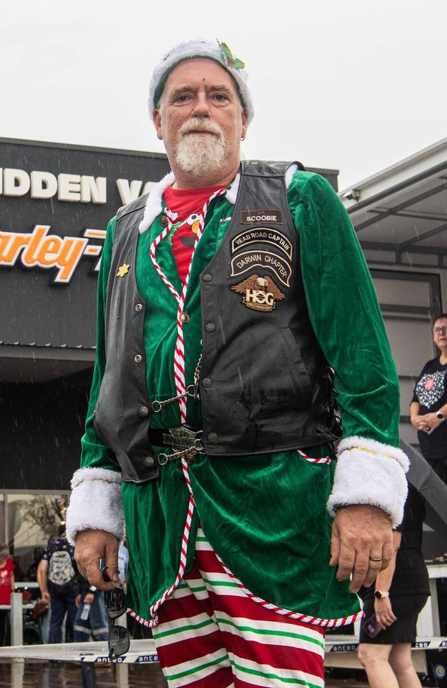 Phil Hodge joined Darwin's motorbike community at the NT Motorcycle Centre to raise money and awareness for the Salvation Army's annual Christmas Toy Ride. Picture: Pema Tamang Pakhrin