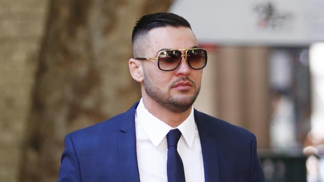 Former Auburn deputy mayor Salim Mehajer outside court last month. Picture: AAP