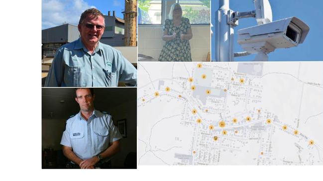 The first Council CCTV cameras have been installed in the Childers main street through a grassroots collaboration between community groups, QPS and Council.