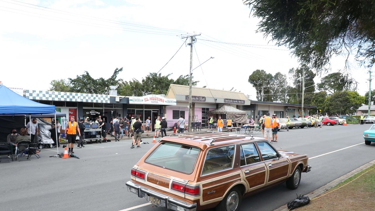 Filming of Young Rock at Strathpine. Picture: Annette Dew