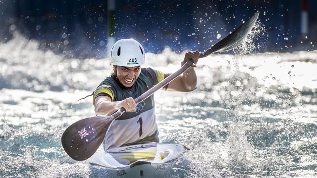 Olympic paddler Jess Fox is going for gold again in Paris, then LA. Picture: Alex Coppel