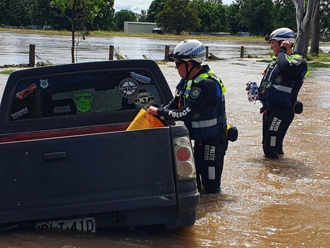 SOCIAL MEDIA IMAGE DISCUSS USE WITH YOUR EDITOR - POLICE RESCUE: Officers from Richmond Police District Police Rescue were at Rappville to assist with flood recovery and rescue operations on March 24, 2021.