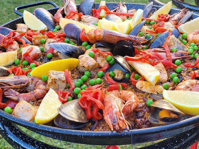 Flavours of Spain’s seafood paella. Picture: Supplied