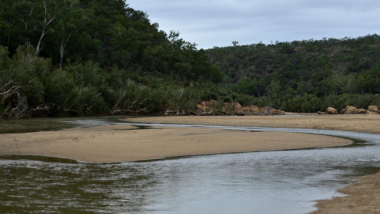 The Burdekin River where it flows into the proposed Hells Gate Dam site. Picture: Matt Taylor