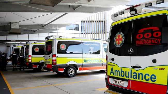 Paramedics say bed blocking or ambulance ramping is a problem at Blacktown. Picture: Stewart McLean.