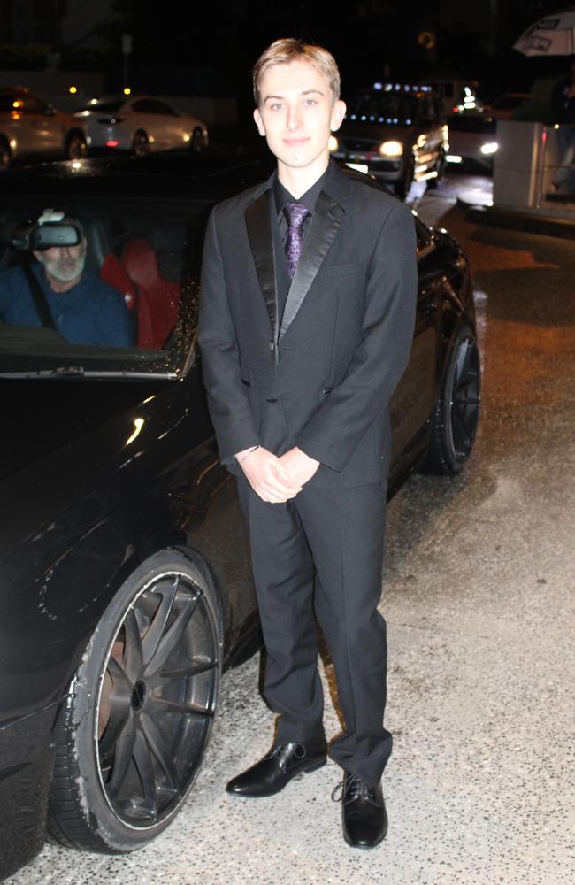 Astin Paris at Siena Catholic College's Benefit Ball Formal at the Maroochy RSL on May 31, 2025. Picture: Sam Turner