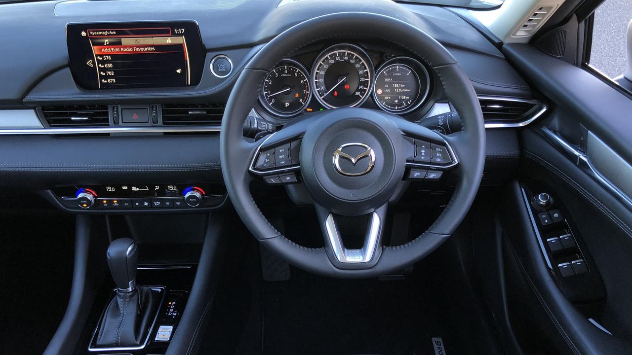 Mazda has used high-quality materials throughout the interior. Picture: Joshua Dowling.