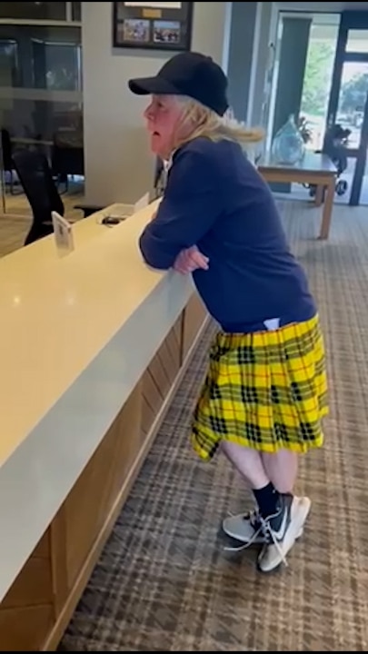 Male golfer dresses as female to get cheaper rates